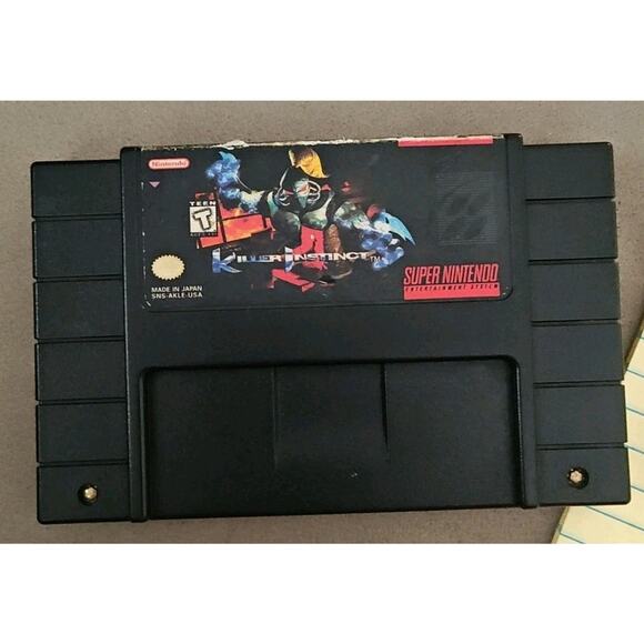 Killer Instinct (Super Nintendo Entertainment System, 1995) Authentic Cartridge - Picture 1 of 1
